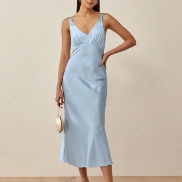 Reformation Daytona Midi Slip Dress - Size S - Picture 2 of 4
